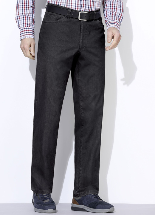 Hosen - Kombifreundliche Hose in 4 Farben, in Größe 024 bis 064, in Farbe JEANSBLAU Ansicht 10