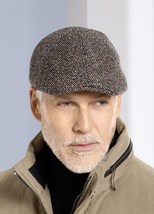 Accessoires    - Klassische Herren-Schiebermütze , in Farbe BRAUN Ansicht 2