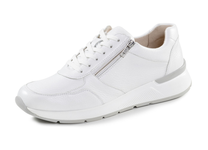 Slipper & Schnürschuhe - GINO GALANTE, klassische Herren-Sneaker, mit Reißverschluss, in Größe 040 bis 046, in Farbe SCHWARZ Ansicht 6