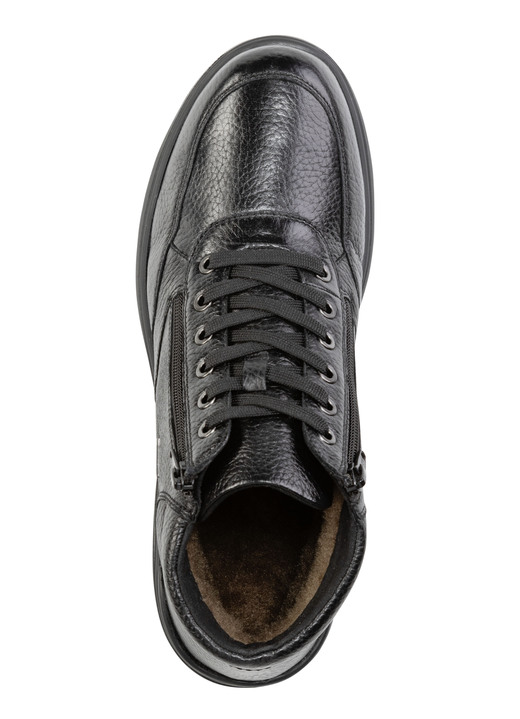 Stiefeletten - GINO GALANTE, gefütterte Herren-Boots, Winterschuhe, mit Reißverschluss, in Größe 040 bis 045, in Farbe SCHWARZ Ansicht 2