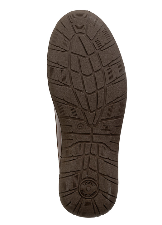 Stiefeletten - Schnür-Boots aus schattiertem Rind-Nappaleder, in Größe 040 bis 046, in Farbe SCHWARZ Ansicht 6