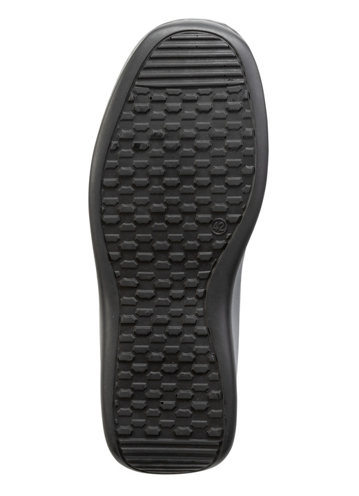 Mode - GINO GALANTE, klassische Herren-Slipper, mit herausnehmbarem Fußbett, in Größe 040 bis 046, in Farbe SCHWARZ Ansicht 3