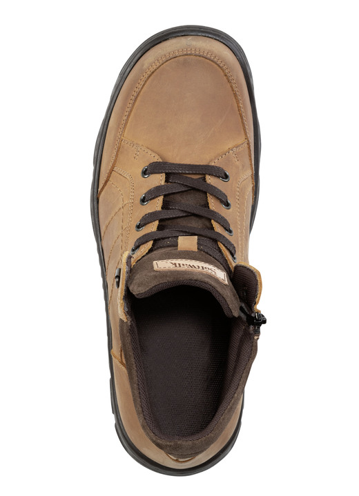 Stiefeletten - Schnür-Boot aus Nubuk- und Veloursleder, in Größe 040 bis 046, in Farbe KHAKI Ansicht 5