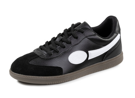 Sneaker aus Synthetik und Veloursleder