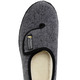 Mode - Gefütterte Herren-Hausschuhe, mit Schurwolle, in Größe 040 bis 046, in Farbe ANTHRAZIT-SCHWARZ – Farbe ANTHRAZIT-SCHWARZ – Ansicht 2