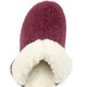 Hausschuhe - Warme Damen-Hausschuhe, Weite H, mit Wolle, in Größe 036 bis 042, in Farbe BORDEAUX – Farbe BORDEAUX – Ansicht 2