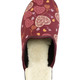 Hausschuhe - Zweierpack, gefütterte Damen-Hausschuhe, Weite H, mit Textildruck, in Größe 036 bis 042, in Farbe 1X BORDEAUX, 1X MARINE – Farbe 1X BORDEAUX, 1X MARINE – Ansicht 3