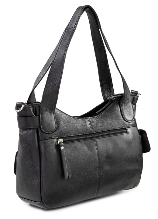 - Laurina Tasche aus Vollrind-Nappaleder, in Farbe SCHWARZ Ansicht 2