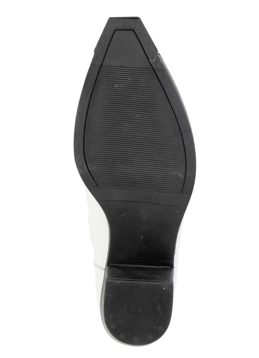 Komfortschuhe - Gemini Western-Stiefel aus Rind-Nappaleder, in Größe 036 bis 042, in Farbe WEISS Ansicht 3