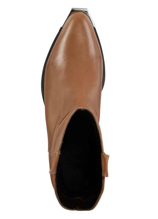 Komfortschuhe - Gemini Western-Stiefel aus Rind-Nappaleder, in Größe 036 bis 042, in Farbe WEISS Ansicht 7