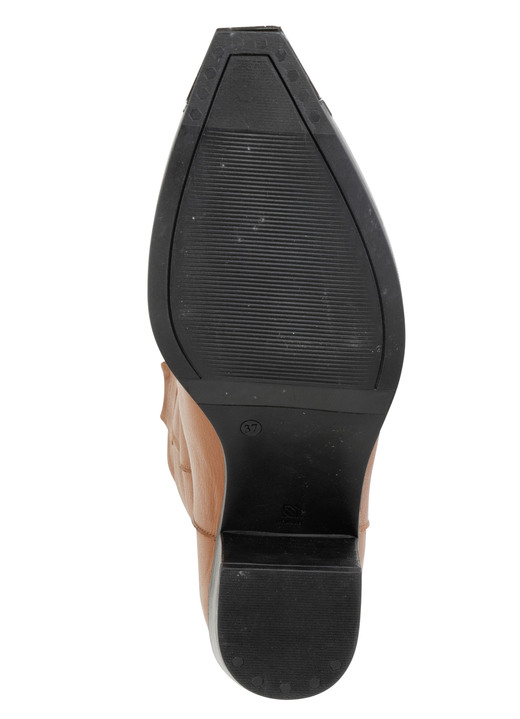 Komfortschuhe - Gemini Western-Stiefel aus Rind-Nappaleder, in Größe 036 bis 042, in Farbe WEISS Ansicht 8