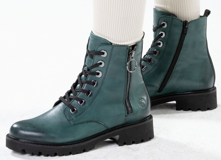 Stiefel & Stiefeletten - Remonte, modische Damen-Stiefeletten, Winterschuhe, Weite G, mit herausnehmbarem Fußbett, in Größe 036 bis 042, in Farbe PETROL Ansicht 4