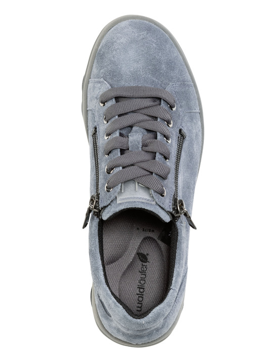 Waldläufer - Waldläufer Schnürschuh aus weichem Veloursleder, in Größe 4 bis 8 1/2, in Farbe JEANSBLAU Ansicht 2
