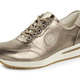 Slipper & Schnürschuhe - Schnür-Sneaker aus genarbtem Nappaleder – Farbe BRONZE – Ansicht 1 Slipper & Schnürschuhe - Schnür-Sneaker aus genarbtem Nappaleder, in Größe 4 bis 8 1/2, in Farbe BRONZE – Farbe BRONZE – Ansicht 1