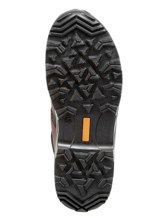 Komfortschuhe - Wetterfester Schnür-Bootie mit Klimamembrane ausgestattet, in Größe 036 bis 042, in Farbe BLAU-SCHWARZ Ansicht 6