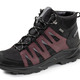 Komfortschuhe - Wetterfester Schnür-Bootie mit Klimamembrane ausgestattet, in Größe 036 bis 042, in Farbe SCHWARZ-BORDEAUX – Farbe SCHWARZ-BORDEAUX – Ansicht 1