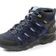 Komfortschuhe - Wetterfester Schnür-Bootie mit Klimamembrane ausgestattet, in Größe 036 bis 042, in Farbe BLAU-SCHWARZ – Farbe BLAU-SCHWARZ – Ansicht 1
