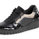 Stiefel & Stiefeletten - Schnür-Sneaker aus Nappaleder  – Farbe SCHWARZ-ALTGOLD – Ansicht 1 Stiefel & Stiefeletten - Schnür-Sneaker aus Nappaleder , in Größe 035 bis 080, in Farbe SCHWARZ-ALTGOLD – Farbe SCHWARZ-ALTGOLD – Ansicht 1
