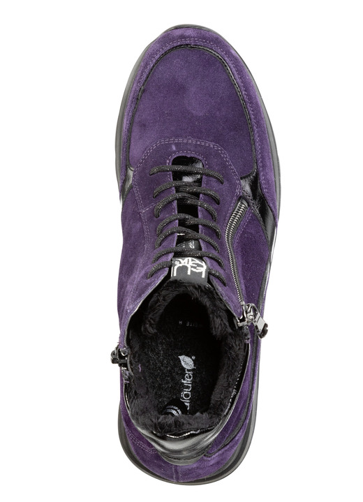 Stiefel & Stiefeletten - Waldläufer Schnür-Bootie mit Besätzen aus Lackleder, in Größe 3 1/2 bis 8, in Farbe DUNKELTÜRKIS Ansicht 6