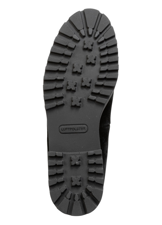 Komfortschuhe - Waldläufer, elegante Damen-Ballerinas, Weite H, mit herausnehmbarem Fußbett, in Größe 3 1/2 bis 8, in Farbe SCHWARZ Ansicht 3