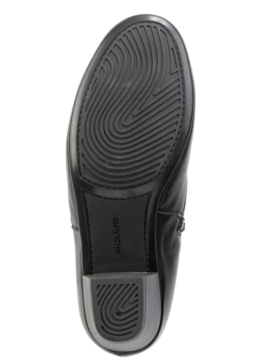 Komfortschuhe - Waldläufer, bequeme Damen-Stiefeletten, Weite K, mit herausnehmbarem Fußbett, in Größe 3 1/2 bis 8, in Farbe SCHWARZ Ansicht 3