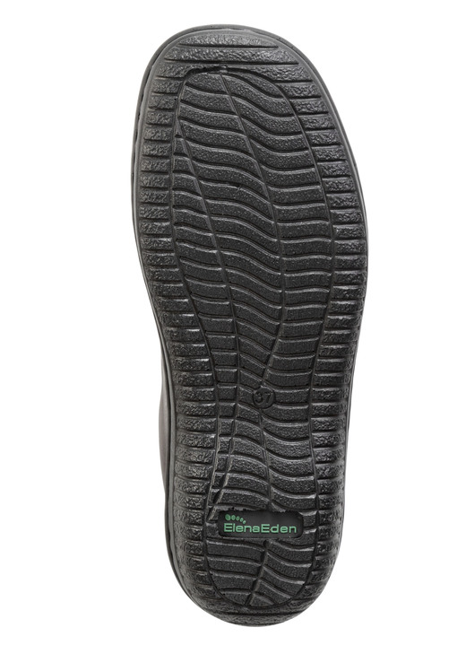 Slipper & Schnürschuhe - ELENA EDEN-Slipper aus Nappaleder, in Größe 036 bis 042, in Farbe GRAU-SCHWARZ Ansicht 3