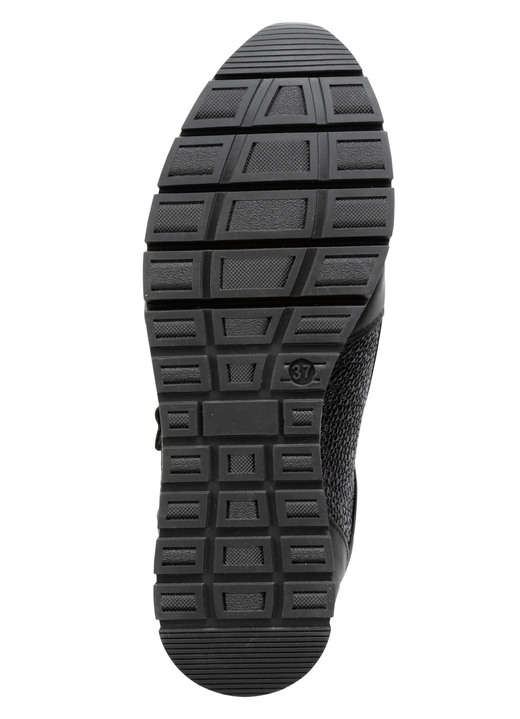 Slipper & Schnürschuhe -  ELENA EDEN Slipper aus Nappaleder, in Größe 036 bis 042, in Farbe SCHWARZ Ansicht 3