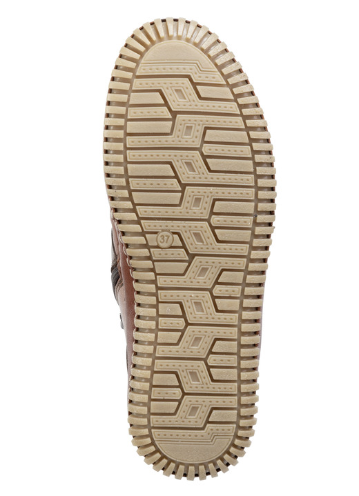 Komfortschuhe - Gemini Bootie im Patchwork-Stil, in Größe 036 bis 042, in Farbe SCHWARZ-BUNT Ansicht 6