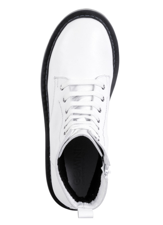 Komfortschuhe - Gemini Schnür-Stiefelette aus weichem Rind-Nappaleder, in Größe 036 bis 042, in Farbe LILA Ansicht 5