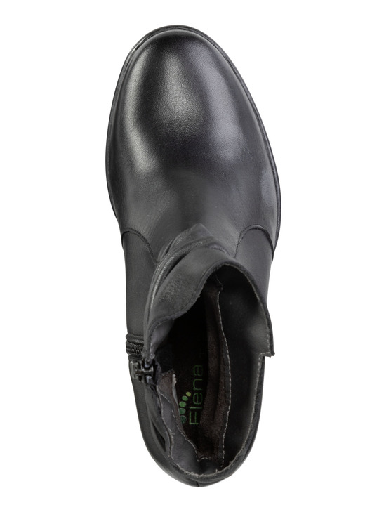 Komfortschuhe - ELENA EDEN, modische Damen-Stiefeletten, Weite G, mit herausnehmbarem Fußbett, in Größe 036 bis 042, in Farbe SCHWARZ Ansicht 2