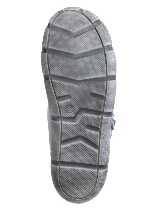 Stiefel & Stiefeletten - Andrea Conti Schnür-Bootie mit Schaftrand aus kariertem Textil, in Größe 036 bis 042, in Farbe JEANS Ansicht 3