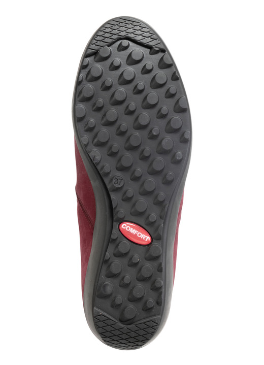 Komfortschuhe - ELENA EDEN Stiefelette mit Nappaleder-Besatz, in Größe 036 bis 042, in Farbe RUBINROT Ansicht 3