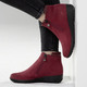Komfortschuhe - ELENA EDEN Stiefelette mit Nappaleder-Besatz, in Größe 036 bis 042, in Farbe RUBINROT – Farbe RUBINROT – Ansicht 5