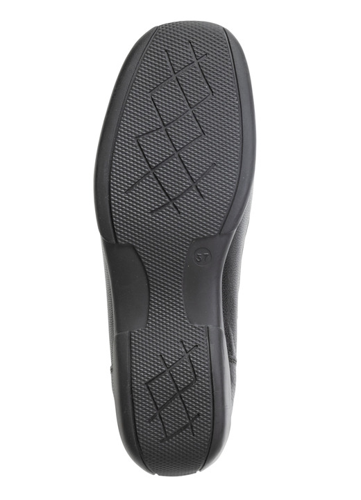 Slipper & Schnürschuhe - ELENA EDEN, klassische Damen-Slipper, mit herausnehmbarem Fußbett, in Größe 036 bis 042, in Farbe TAUPE-SCHWARZ Ansicht 6