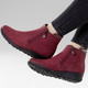 Komfortschuhe - ELENA EDEN Stiefelette mit Nappaleder-Besatz, in Größe 036 bis 042, in Farbe RUBINROT – Farbe RUBINROT – Ansicht 4