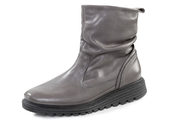 - Mokassin-Stiefelette von ELENA EDEN, in Größe 036 bis 042, in Farbe GRAU Ansicht 1