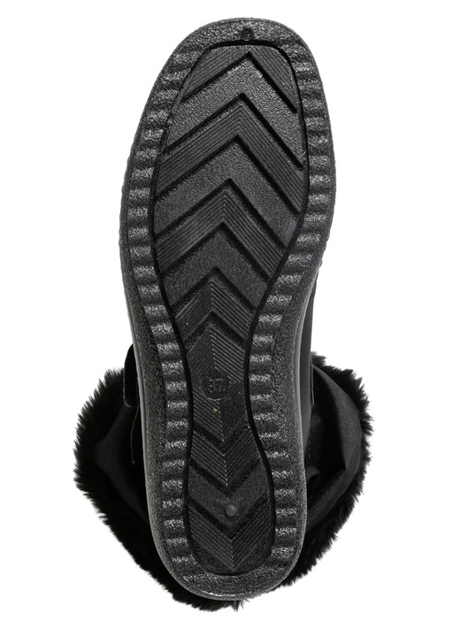 Komfortschuhe - ELENA EDEN Stiefelette aus weichem Textilmaterial, in Größe 036 bis 042, in Farbe BORDEAUX Ansicht 6