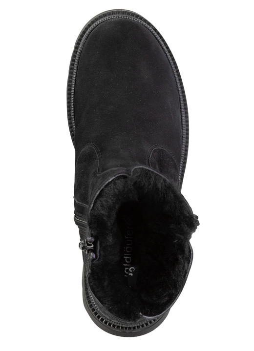 Stiefel & Stiefeletten - Waldläufer Stiefelette aus Rind-Nubukleder, in Größe 3 1/2 bis 8, in Farbe SCHWARZ Ansicht 2