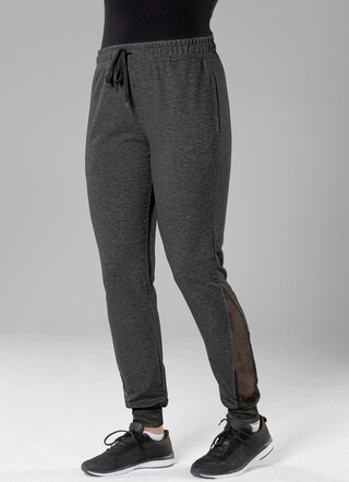 Freizeithose mit Netzeinsatz in 4 Farben