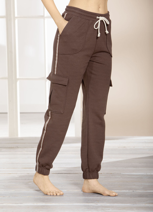 Freizeithosen - Hose mit Kordelzug Ansicht 3 Freizeithosen - Hose mit Kordelzug, in Größe 018 bis 054, in Farbe SCHWARZ Ansicht 3