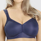 BHs - Miss Mary Minimizer-BH mit vorgeformten Cups, in Größe 075 bis 100, in Cup B, in Farbe WEISS – Farbe MARINE – Ansicht 1