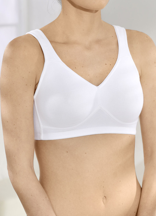 Mode - Speidel Zweierpack BH mit vorgeformten Cups, in Größe 080 bis 115, in Cup B, in Farbe PUDER Ansicht 2