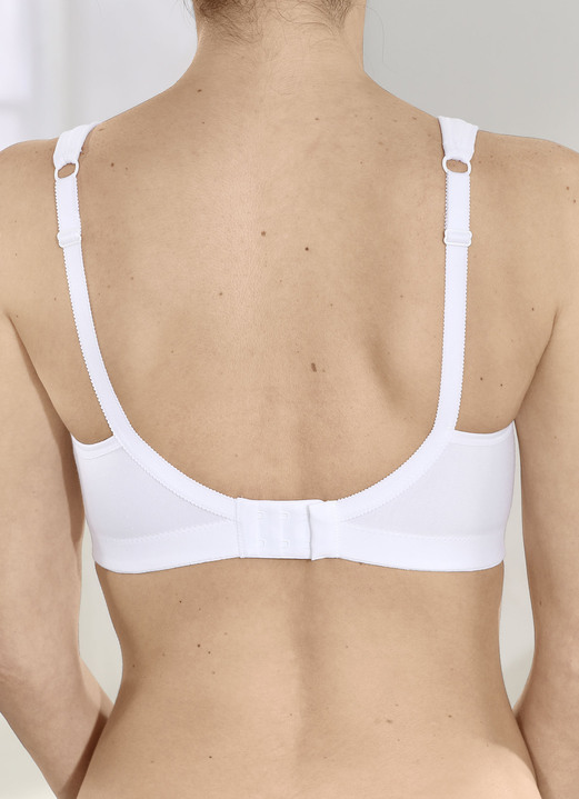 Soft-BH - Swegmark of Sweden BH mit Spitzeneinsätzen Ansicht 6 Soft-BH - Swegmark of Sweden BH mit Spitzeneinsätzen, in Größe 075 bis 100, in Cup D, in Farbe WEISS Ansicht 6