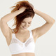 Soft-BH - Swegmark of Sweden BH mit Spitzeneinsätzen – Farbe WEISS – Ansicht 1 Soft-BH - Swegmark of Sweden BH mit Spitzeneinsätzen, in Größe 075 bis 100, in Cup D, in Farbe WEISS – Farbe WEISS – Ansicht 1