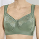 Soft-BH - Miss Mary BH mit Elastikspitzeneinsätzen – Farbe GRÜN – Ansicht 2 Soft-BH - Miss Mary BH mit Elastikspitzeneinsätzen, in Größe 080 bis 115, in Cup H, in Farbe BEIGE – Farbe GRÜN – Ansicht 2