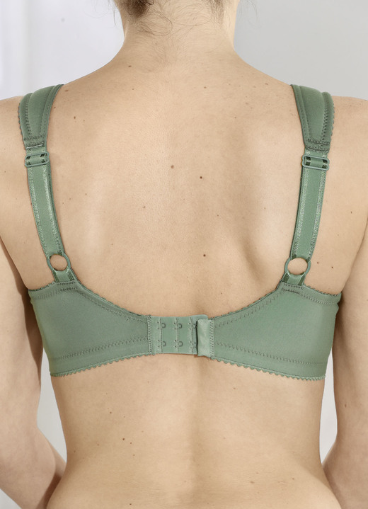 Soft-BH - Miss Mary BH mit Elastikspitzeneinsätzen Ansicht 7 Soft-BH - Miss Mary BH mit Elastikspitzeneinsätzen, in Größe 080 bis 115, in Cup H, in Farbe BEIGE Ansicht 7