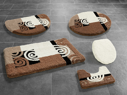 Flauschige Badgarnitur in weicher Microfaser-Qualität