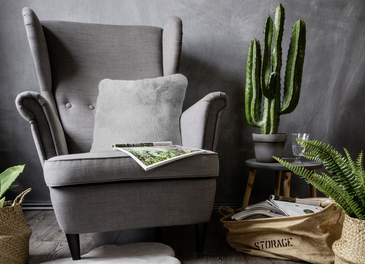 Decken - Kuschelige Wohnaccessoire Ansicht 5 Decken - Kuschelige Wohnaccessoire, in Größe 101 (Fellform, 55x 80 cm) bis 405 (Sitzkissen, 40x 40 cm), in Farbe WEISS Ansicht 5