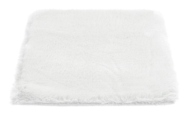 Decken - Kuschelige Wohnaccessoire Ansicht 2 Decken - Kuschelige Wohnaccessoire, in Größe 101 (Fellform, 55x 80 cm) bis 405 (Sitzkissen, 40x 40 cm), in Farbe WEISS Ansicht 2