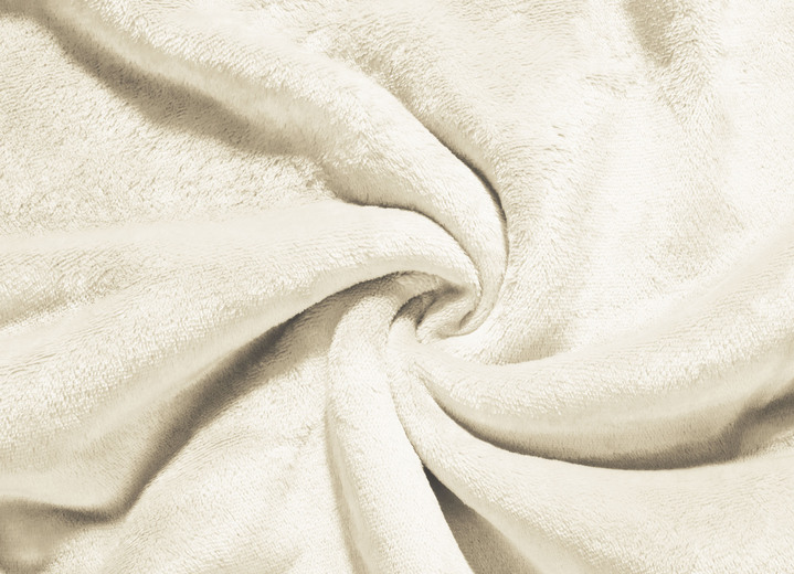 Decken - Superkuschelige Wohndecke in Teddyfleece-Qualität, in Farbe CREME Ansicht 3
